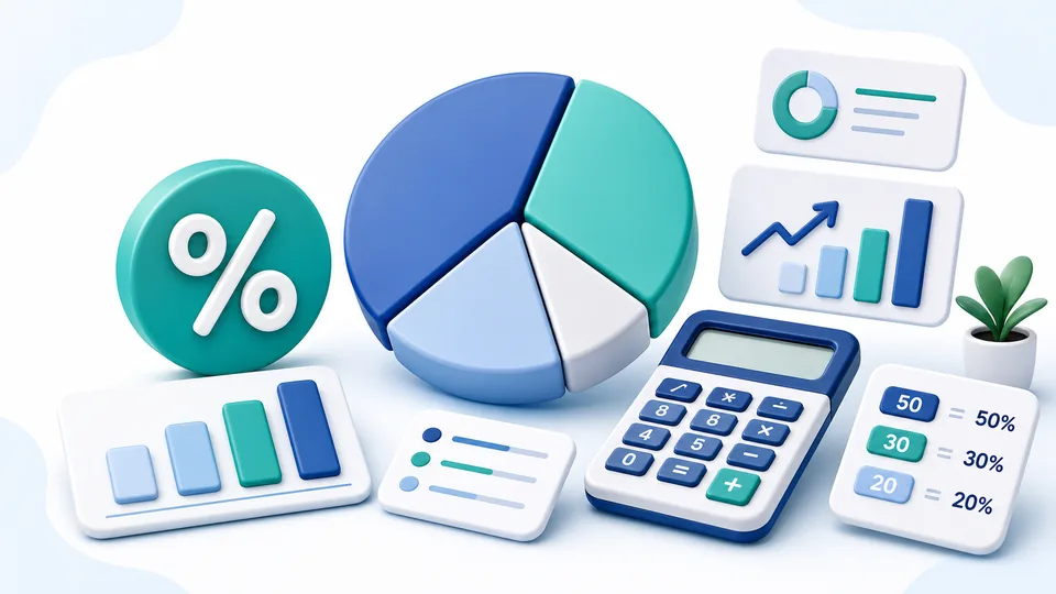 Percentage Decrease Calculator calculator illustration