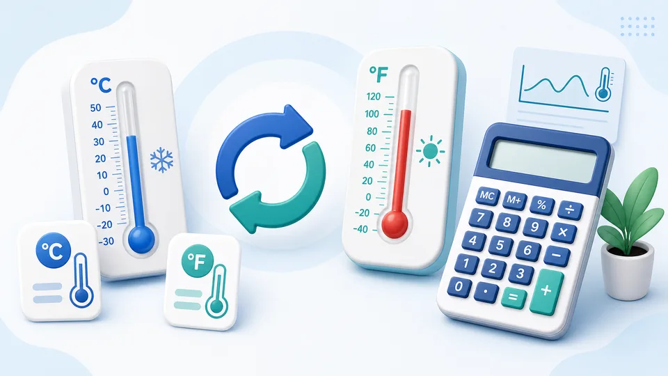 Temperature Conversion calculator illustration