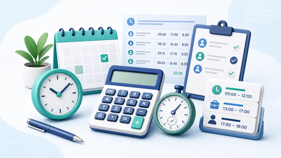 Date Difference Calculator calculator illustration